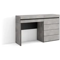 SKRAUT HOME Konsolentisch, Grau, Holzwerkstoff, Rechteckig, 127x75x35 cm, Wohnzimmer,