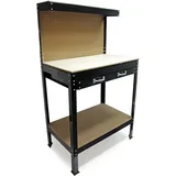 Wiltec, Werkbank + Arbeitsbock, Werkbank (55 cm, 115 cm)