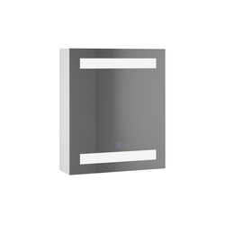 HOMCOM Spiegelschrank LED Spiegelschrank weiß