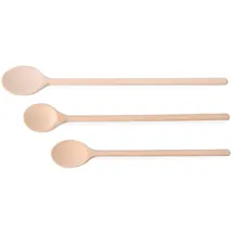 HENDI Holzkochöffel, 3er-Set verschiedene Größen, 3 Stk., (l)475mm