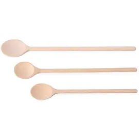 HENDI Holzkochöffel, 3er-Set verschiedene Größen, 3 Stk., (l)475mm