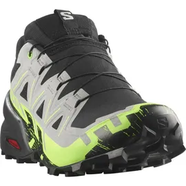 Salomon Speedcross 6 Gore-Tex Herren Black / Alloy / Green Gecko 45 1/3