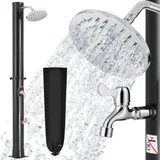 Deuba - Monzana Solardusche 20 Liter UV-beständig Kunststoff inkl. hochwertiger Schutzhaube Regendusche Pooldusche Dusche Außendusche Campingdusche