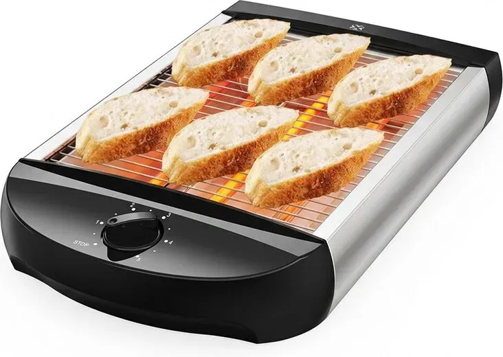 WOOX Flachtoaster – Perfekt für Toast, Paninis und belegte Sandwiches. Gleichmäßige Erwärmung und leicht zu reinigen (Modell: MX0206)
