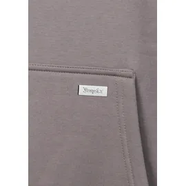 dropsize HEAVY OVERSIZE METAL PATCH HOODIE - Braun - S