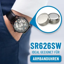 Absina Knopfzelle 377 1.55 V 10 St. Silberoxid