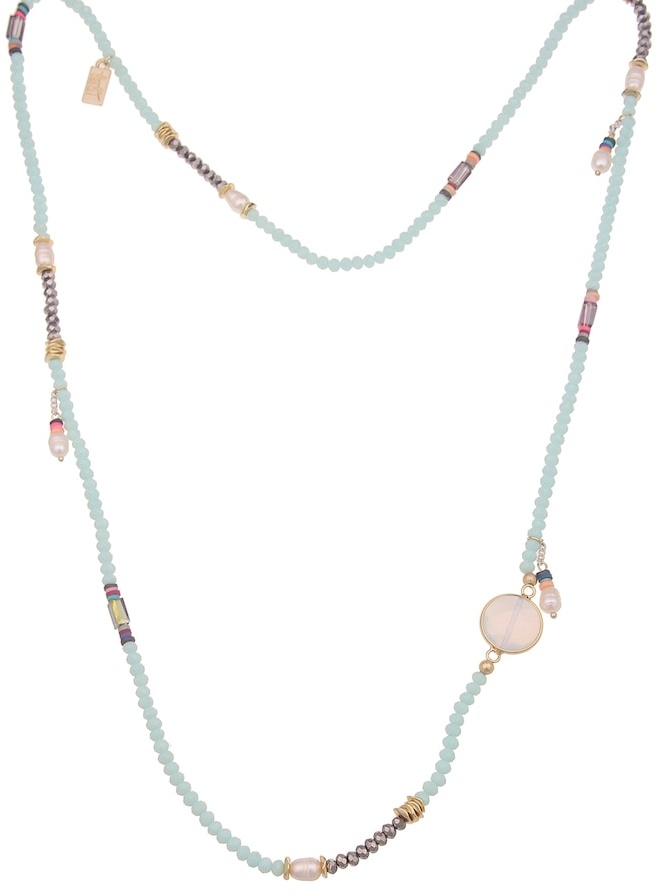 leslii Halskette Perlenspiel mit geschliffenen Glas-Perlen Ketten