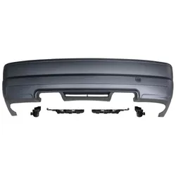 HeckstoÃstange im Sport-Design passend für BMW E46 2türer, 98-04, ohne PDC Aussparungen