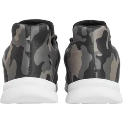 Sneaker URBAN CLASSICS "Urban Classics Herren Trend Sneaker", Herren, Gr. 44, grün (olivecamo, schwarz, weiß), Kunstfaser, unifarben, Schuhe