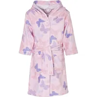 Playshoes Fleece-Bademantel Schmetterlinge in Rosa | Gr.: 110/116