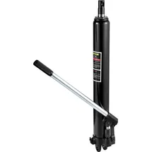 Vevor Hydraulischer langer Rammheber, 3 t Kapazität, mit Einzelkolbenpumpe und Gabelkopfsockel, manueller Hubarbeitsbühnenheber mit Griff, für Gara