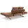Innovation Living Schlafsofa Ghia Eiche Lederoptik Brown