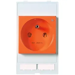 Murr Elektronik Steckdoseneinsatz Frankreich 250VAC/16A orange Modlink MSDD