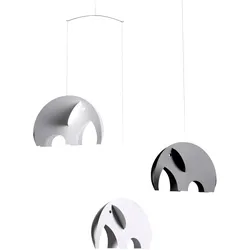 Flensted Mobiles - Olephants Mobile, grau