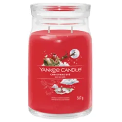YANKEE CANDLE SIGNATURE GROSSES GLAS CHRISTMAS EVE Kerze 567 g
