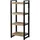 Massivmoebel24 Bücherregal 60 x 40 x 140 cm Beige