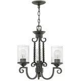 Elstead Lighting Kronleuchter 3 Flammig Glas klar