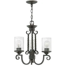 Elstead Lighting Kronleuchter 3 Flammig Glas klar