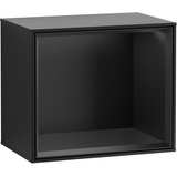 Villeroy & Boch Finion Regalmodul FD10PDPD 41,8x35,6x27cm, Regal Black Matt, Black matt lacquer