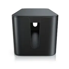 Bearware Kabelbox 26 x 15,5 x 41 cm 2-tlg. weiß