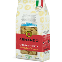 Armando L'Orecchietta,Bronzegezogene Nudeln,100% Italienische Pasta 500g