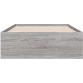 vidaXL Bettgestell 90 x 190 cm Grau
