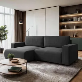 lookway Ecksofa OPERA Textil 4-Sitzer Grau