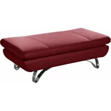 PLACES OF STYLE Hocker San Angelo Mikrofaser 130 x 43 x 65 cm Rot