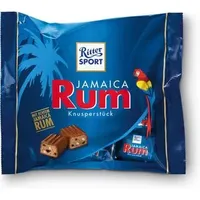 Ritter-Sport Minischokolade Jamaica Rum, Knusperstück, 12 Stück