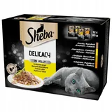 Sheba Delicacy in Gelee mit Ente, Huhn, Geflügel und Truthahn12 x 85g