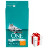 Purina One Katze Adult Huhn Futter 7.5kg + Überraschung für die Katze