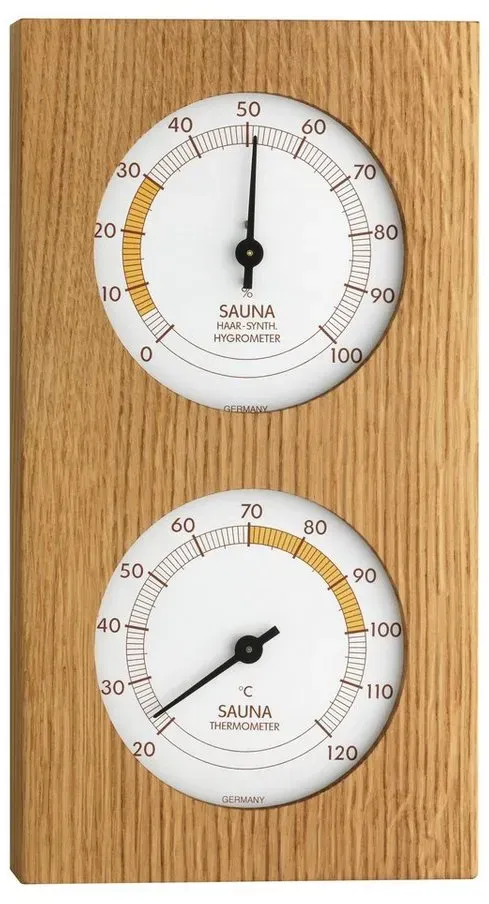 Preisvergleich Produktbild TFA Dostmann Sauna-Thermo-Hygrometer, 130x242mm Wetterstation