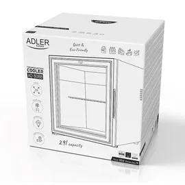 Adler AD 8088 Getränkekühlschrank 15 l 850 mm hoch Schwarz