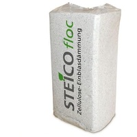 STEICO floc Zellulose-Einblasdämmung - 1 Palette - 18 x 15 kg Sack