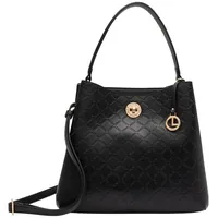 L.Credi L.CREDI-Damen-Beuteltasche-FILIBERTA Push-Bag 30x28x16 schwarz