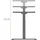 Celexon Schreibtisch Professional eAdjust-58123 175 x 58-123 x 75 cm