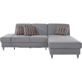 sit&more Ecksofa »Clio L-Form« wahlweise mit Bettfunktion oder Vorziehsitz und Bettkasten, Federkern