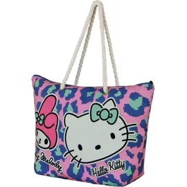 Karactermania Hello Kitty Safari-Soleil Strandtasche Rosa 52 x 37 cm
