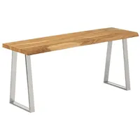 VidaXL Bank Baumkante 105 cm Massivholz Akazie