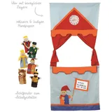 roba Kasperletheater platzsparendes Kinder Puppentheater inkl. 6 Handpuppen, 1 St