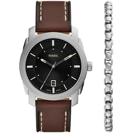 Fossil MACHINE Leder 44 mm FS6081SET
