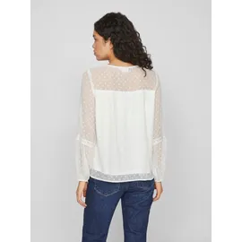 VILA Blusenshirt VIEDEE L/S TOP - NOOS Weiß 42