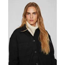 VILA Vikimmi SHIRT L/S JACKET - Noos Jacke, schwarz, M EU - M