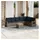 vidaXL Gartensofa-Set 8-tlg. grau Polyrattan