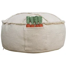 Lorena Canals - Tic-Tac-Toe Pouf, 50 x 50 cm, natur