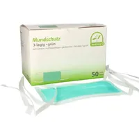 Body Products Mundschutz 3-lagig zum Binden Typ II R grün