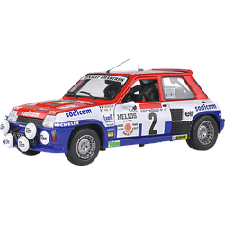 SOLIDO 1:18 Renault 5 Turbo rot #2 Spielzeugmodellauto Blau/Rot/Weiß