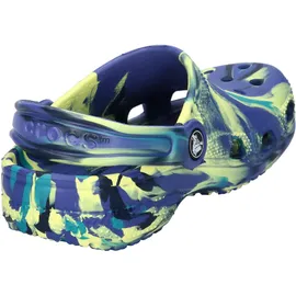 Crocs Classic Marbled Clog Navy/Turbo Teal 28