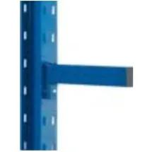 Meta Kragarmregal Stahl 40 x 600 mm Enzianblau