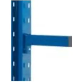 Meta Kragarmregal Stahl 40 x 600 mm Enzianblau